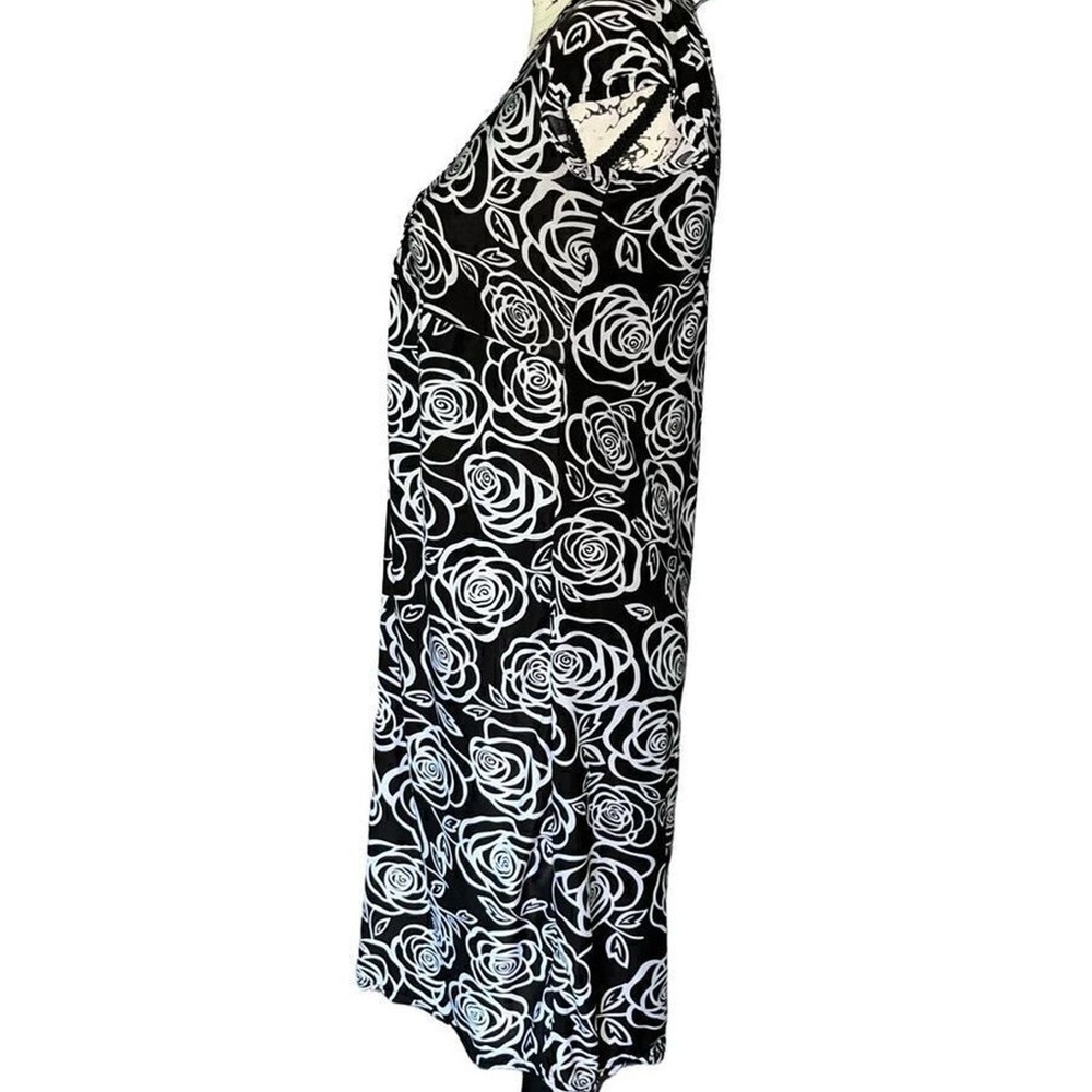 Annabelle black & white‎ floral pattern dress small - Picture 3 of 6